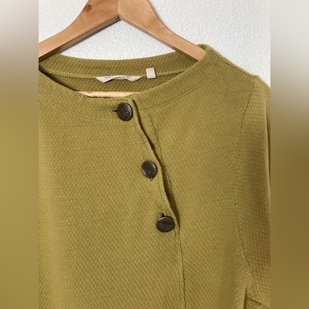 Soft Surroundings Maru Button Pullover Sweater Si… - image 2